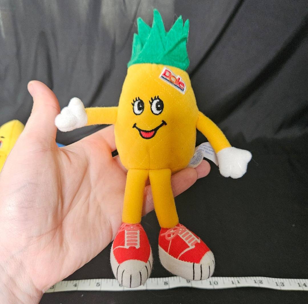 1999 Official Dole Fruit Plush Toy Lot Of 4 - Plushies - ThrowbackBuys - Cloy's Creativity