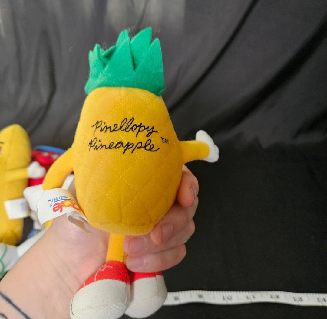 1999 Official Dole Fruit Plush Toy Lot Of 4 - Plushies - ThrowbackBuys - Cloy's Creativity