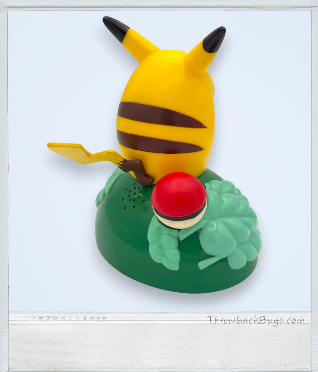 1999 - Pokemon: Pikachu Talking Figure & Room Greeter 7" by Trendmaster, Jason Paige Autographed - RARE - Collectible Toys - ThrowbackBuys - ThrowbackBuys