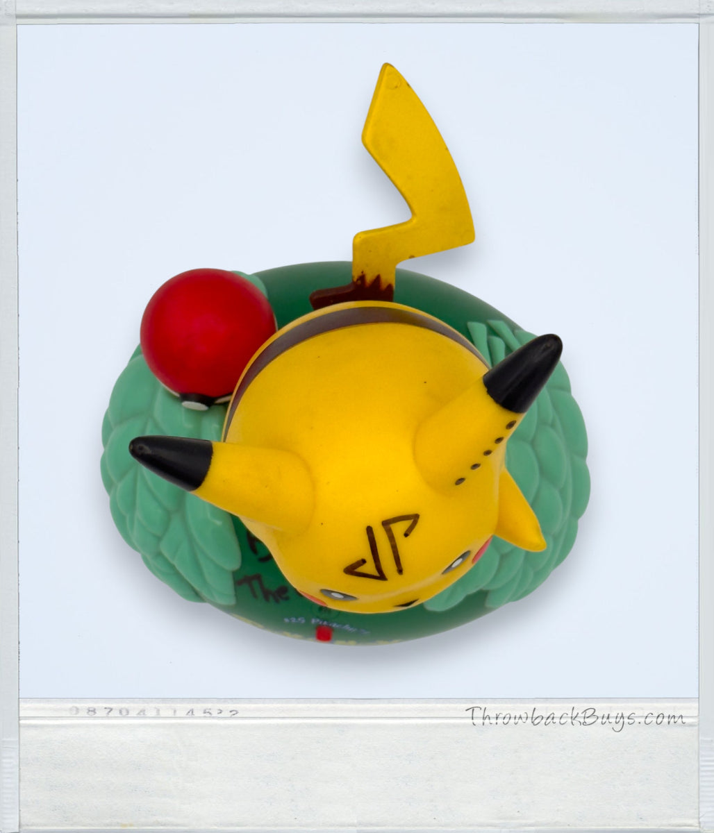 1999 - Pokemon: Pikachu Talking Figure & Room Greeter 7" by Trendmaster, Jason Paige Autographed - RARE - Collectible Toys - ThrowbackBuys - ThrowbackBuys