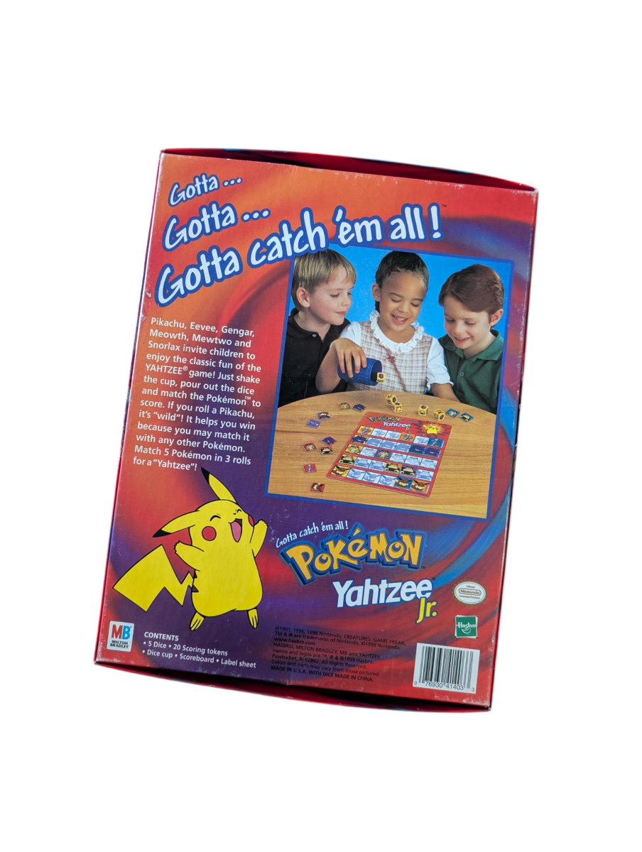 1999 Pokémon Yahtzee Jr. Board Game - Board Games - ThrowbackBuys - Shiznit