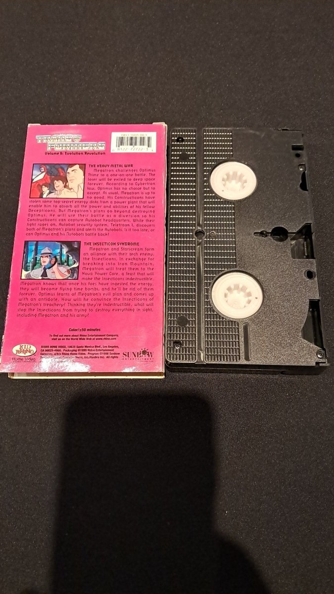 1999 – Rhino: Transformers Vol. 6 Evolution Revolution VHS - VHS - ThrowbackBuys - Retrotoyz&gamez87