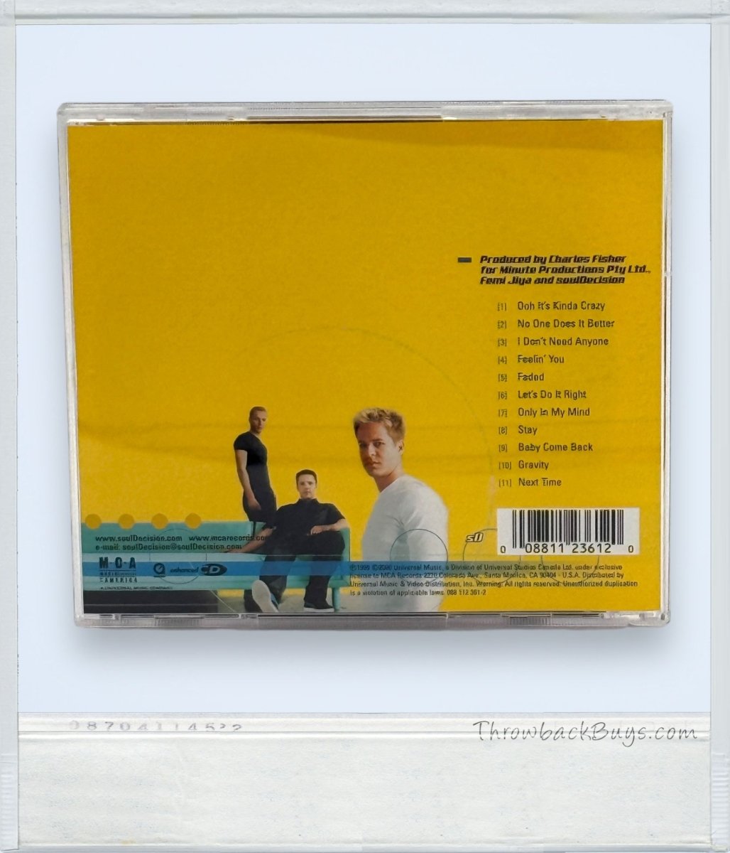 1999 - Soul Decision CD - CDs - ThrowbackBuys - ThrowbackBuys
