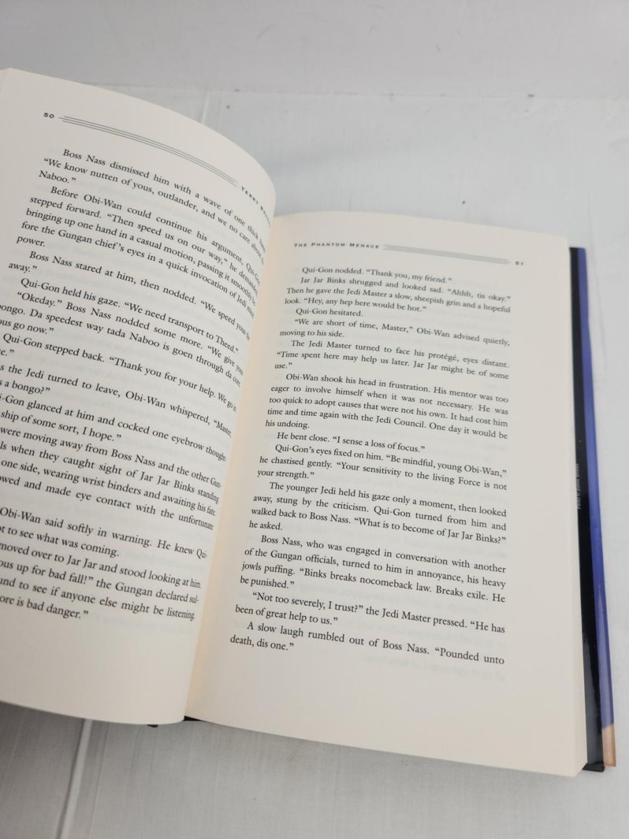 1999 – Star Wars: Episode I – The Phantom Menace by Terry Brooks, Hardcover - Books - ThrowbackBuys - ResellerDoor