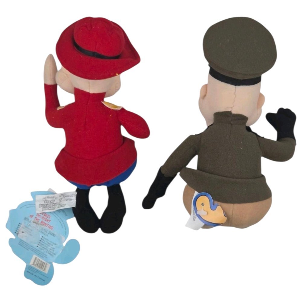 1999 – The Adventures of Rocky and Bullwinkle 9” Plush Set – Stuffins - Plushies - ThrowbackBuys - A N E 1 Stop Shop
