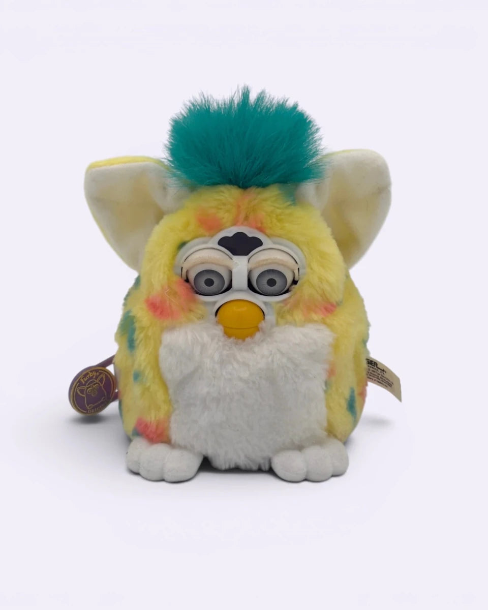 1999 - Tiger Electronics / Hasbro: Confetti Furby Baby, Silver Eyes - RARE - Collectible Toys - ThrowbackBuys -Only90sKidsKnow