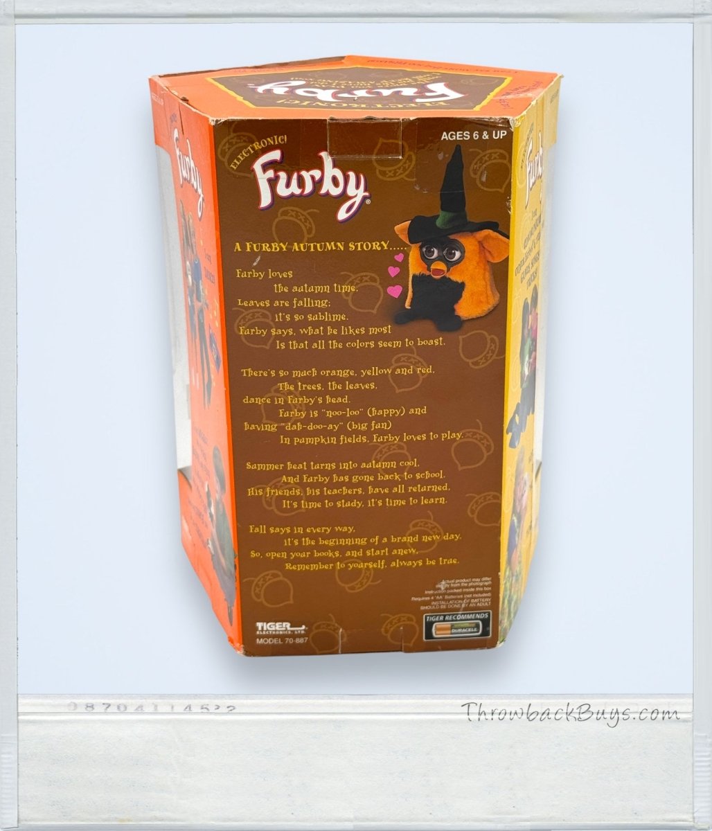1999 - Tiger Electronics Original Furby: Special Halloween Limited Edition - RARE - Collectible Toys - ThrowbackBuys - ThrowbackBuys