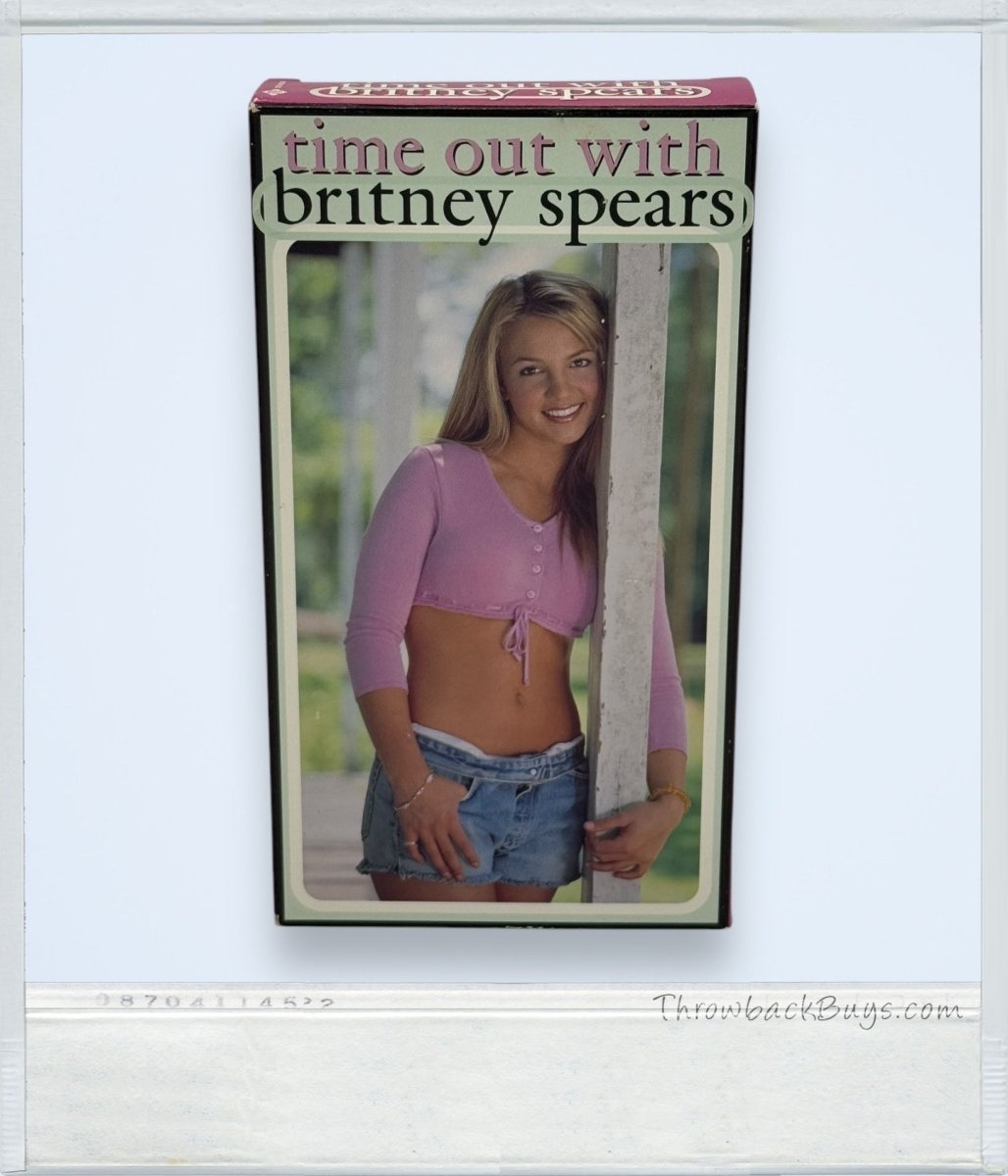 1999 - Time Out With Britney Spears VHS - RARE - VHS - ThrowbackBuys - ThrowbackBuys