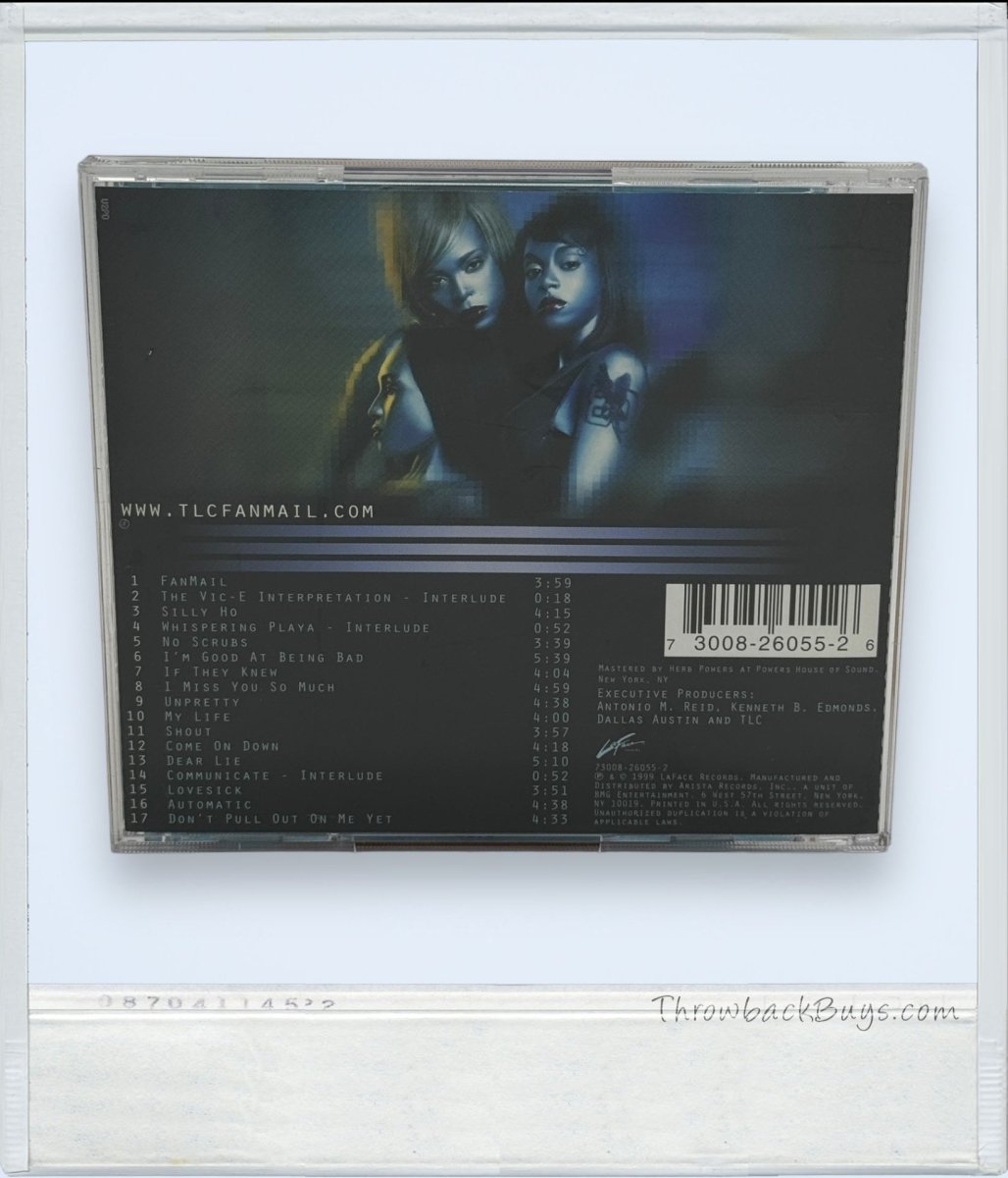 1999 - TLC: Fanmail Limited Edition CD - CDs - ThrowbackBuys - ThrowbackBuys