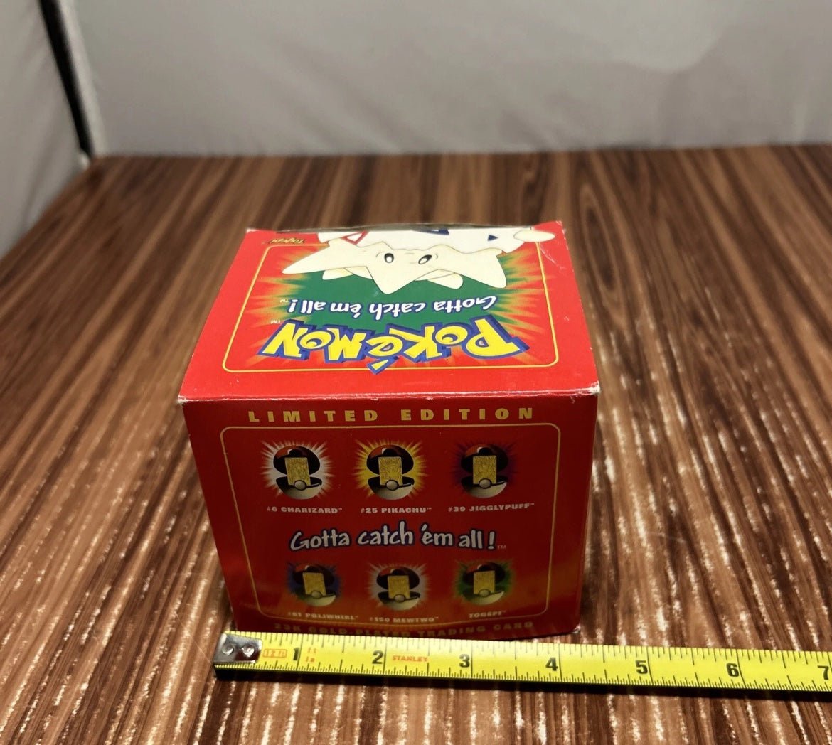 1999 TOGEPI Nintendo Pokemon 23K Gold Plated Trading Card Pokeball New - Action Figures & Collectibles - ThrowbackBuys - Raybar121