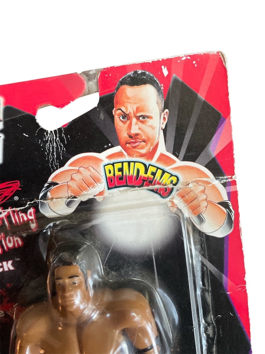 1999 WWF "The Rock" Bend - ems - Action Figures & Collectibles - ThrowbackBuys - Shiznit