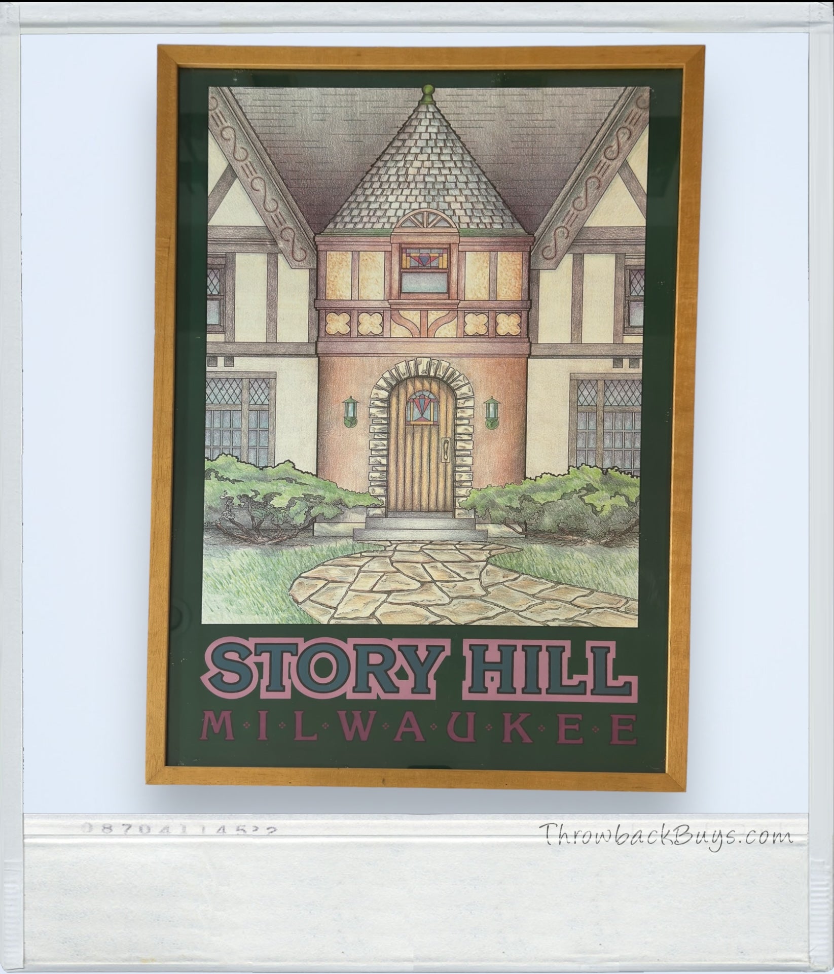 1990s - Milwaukee Neighborhood Collection: Story Hill Framed Print 23" x 16"