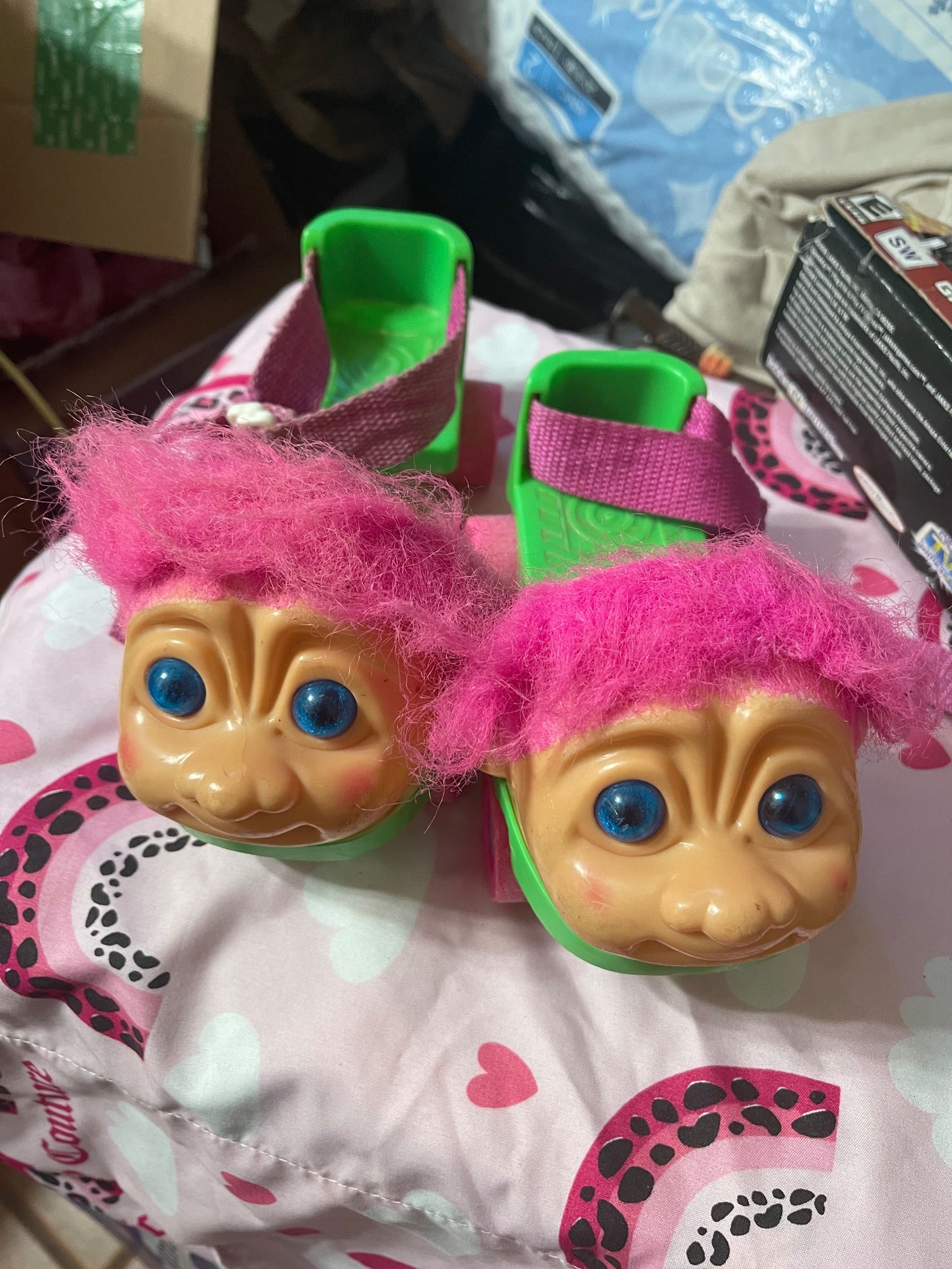 80s/90s - Trollerskate Trolls Snap On Kids Skates