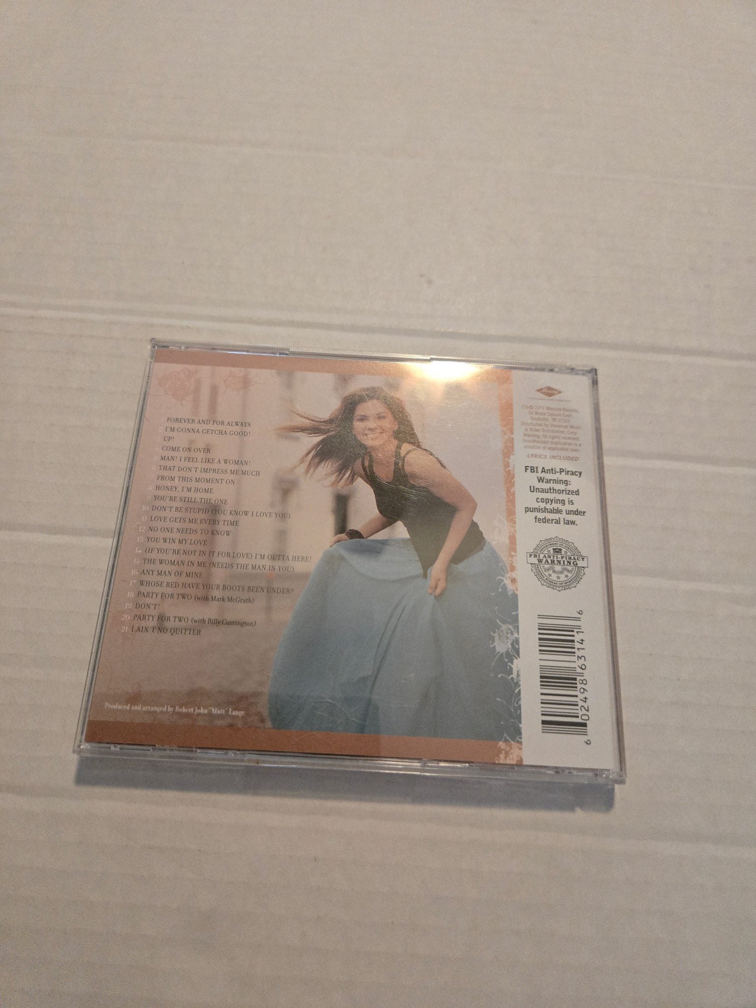 Shania Twain Greatest Hits CD