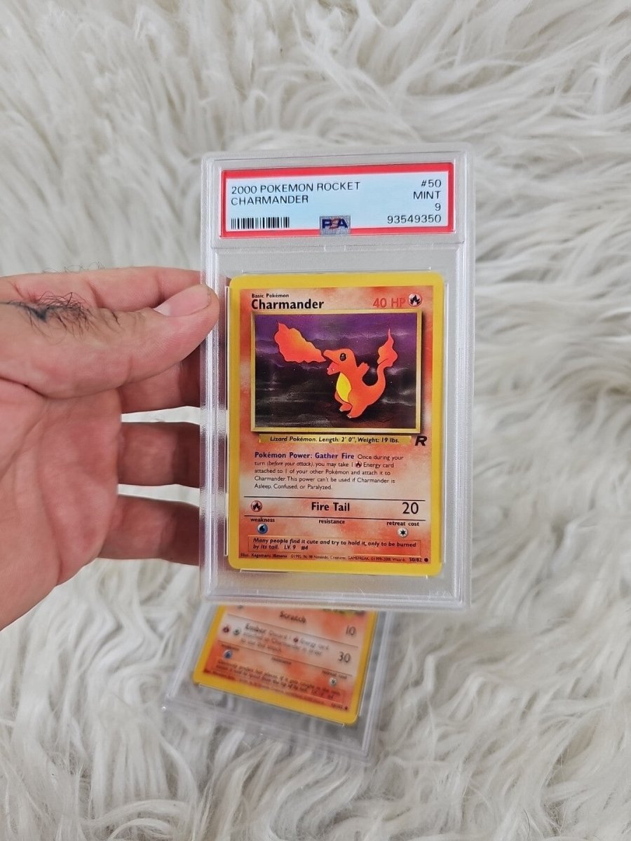 2 1999 And 2000 POKEMON GAME 46 50 CHARMANDER PSA 9 Mint Unlimited Base Set - Trading Cards - ThrowbackBuys - The Thrifty Gypsyy Shop