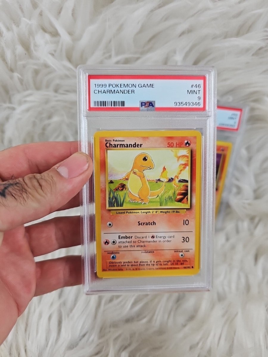 2 1999 And 2000 POKEMON GAME 46 50 CHARMANDER PSA 9 Mint Unlimited Base Set - Trading Cards - ThrowbackBuys - The Thrifty Gypsyy Shop