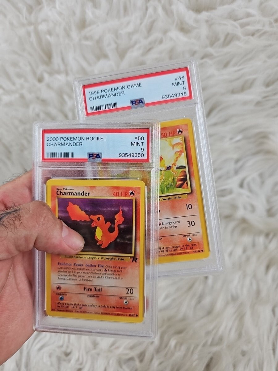 2 1999 And 2000 POKEMON GAME 46 50 CHARMANDER PSA 9 Mint Unlimited Base Set - Trading Cards - ThrowbackBuys - The Thrifty Gypsyy Shop
