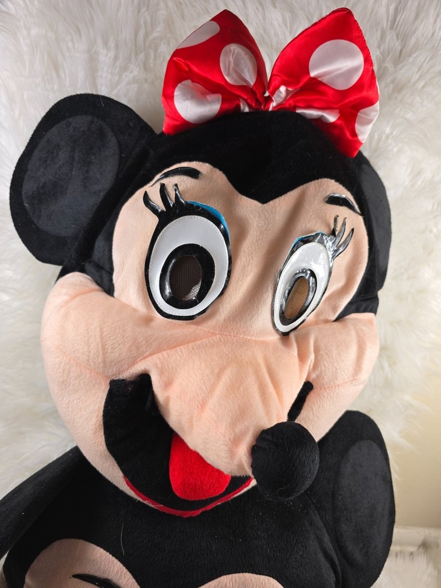 2 Rare Adult Mickey + Minnie Mouse Mascot Costume Retro Vintage Bootleg - Costumes - ThrowbackBuys - The Thrifty Gypsyy Shop