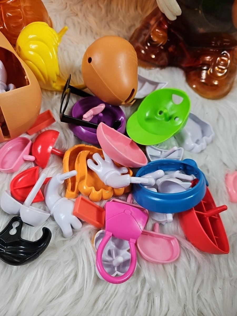 2 Vintage Mr. Potato Head Large 14" Storage Container Rare Disney Pieces 99/01 - Collectible Toys - ThrowbackBuys - The Thrifty Gypsyy Shop