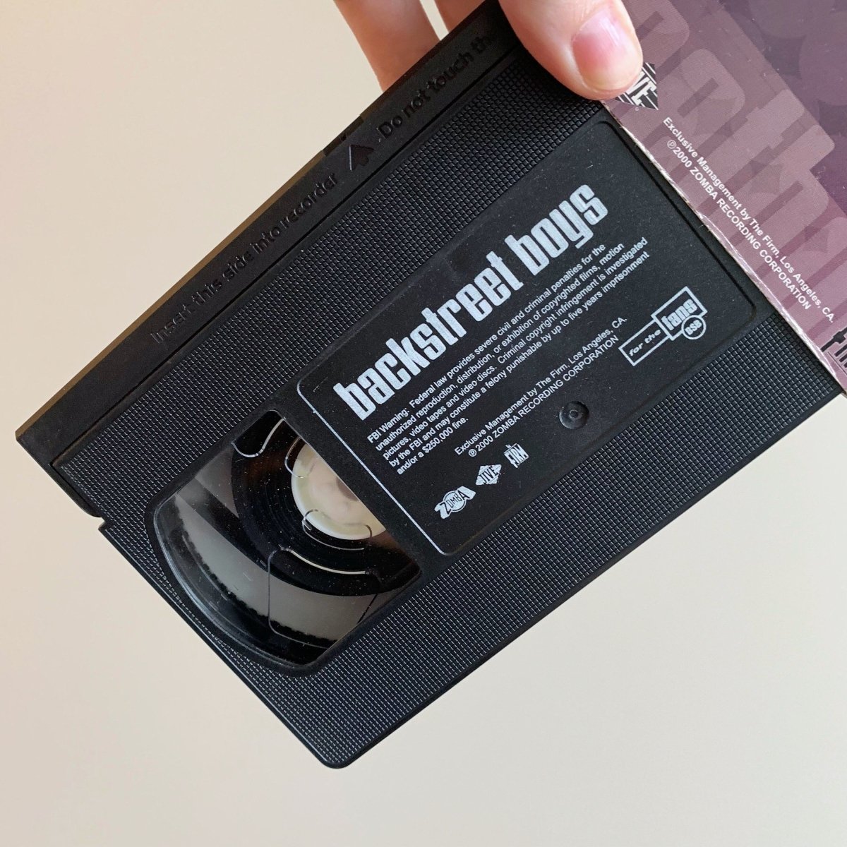 2000 Backstreet Boys For the Fans VHS Video Vintage - Memorabilia - ThrowbackBuys - NostalgicEpisodes