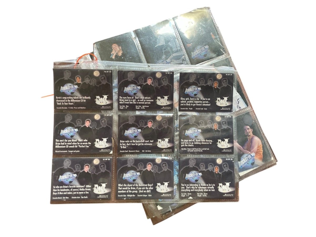 2000 Backstreet Boys "Millennium" Tour Trading Cards - FULL SET - Collectible Toys - ThrowbackBuys - Shiznit