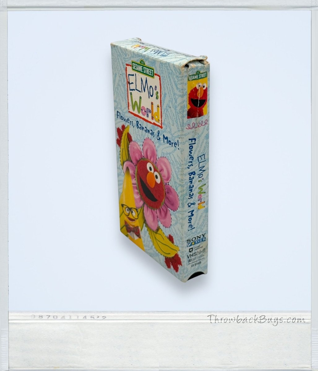 2000 - Elmo's World: Flowers, Bananas & More! VHS - VHS - ThrowbackBuys - ThrowbackBuys