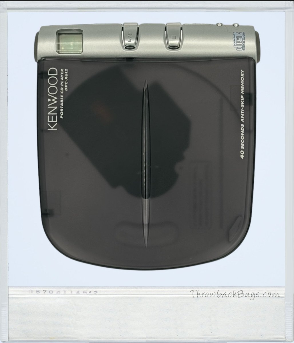 2000 - Kenwood Portable CD Player DPC - X612 w/Anti - Skip - Portable Audio - ThrowbackBuys - ThrowbackBuys