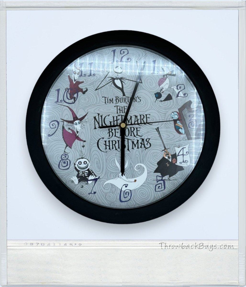 2000 - Kreisler Nightmare Before Christmas Quartz Clock - Clocks - ThrowbackBuys - ThrowbackBuys