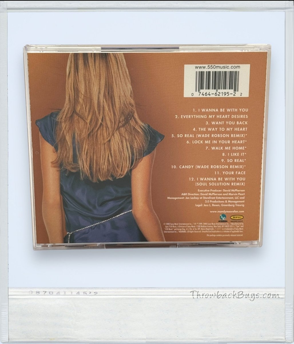 2000 - Mandy Moore: I Wanna Be With You CD - CDs - ThrowbackBuys - ThrowbackBuys