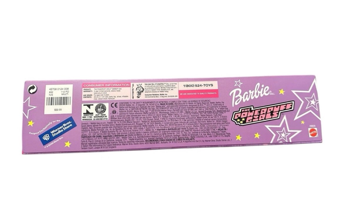 2000 - Mattel: Barbie The Powerpuff Girls Special Edition with Stickers & Chair - Dolls - ThrowbackBuys - Abunnysvintageco