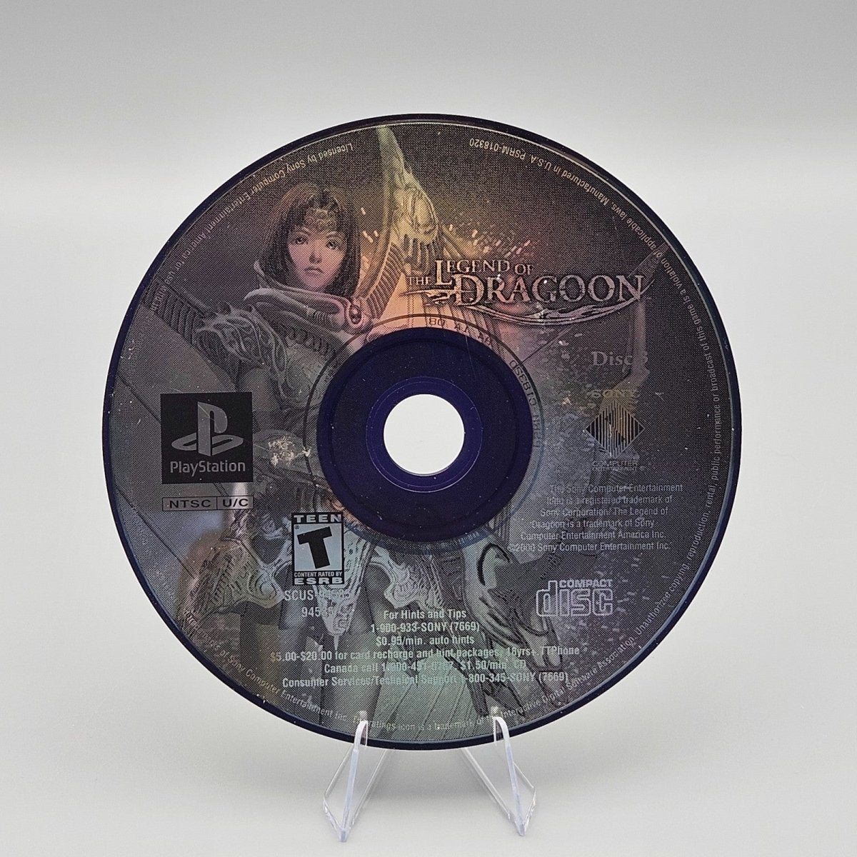 2000 – PlayStation 1: Legend of Dragoon Disc 3 Only - Video Games - ThrowbackBuys - Pinnaclecollectibles