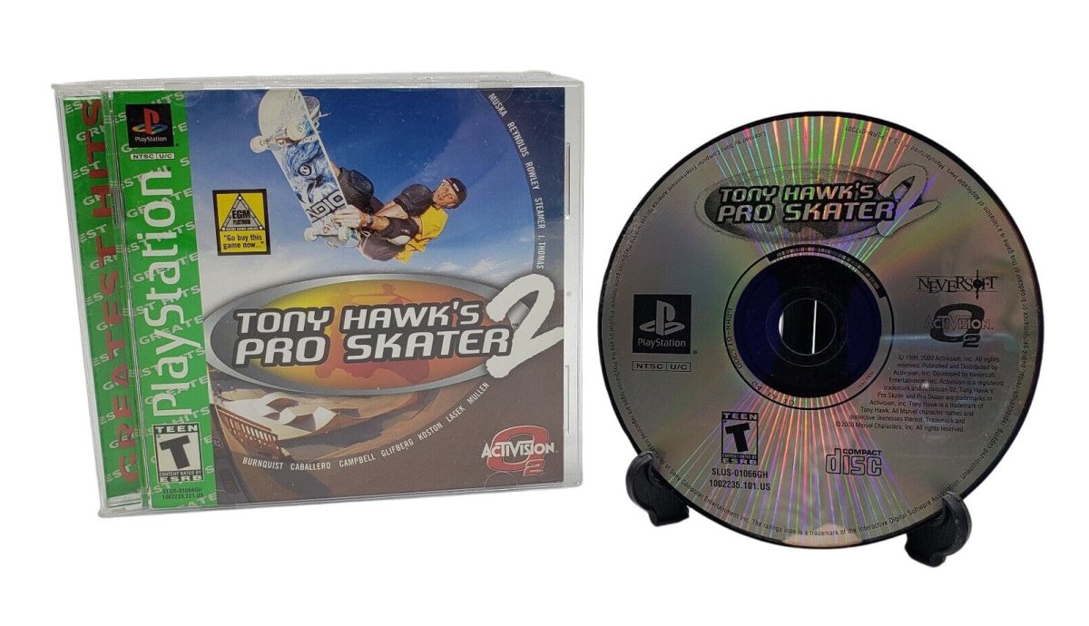 2000 – PlayStation 1: Tony Hawk's Pro Skater 2 - Video Games - ThrowbackBuys - Pinnaclecollectibles