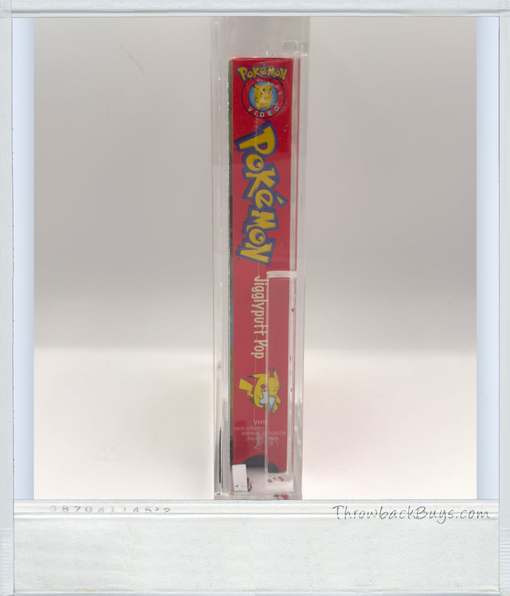 2000 – Pokemon: Jigglypuff Pop VHS, Jason Paige Autographed – IGS 9/9 Graded Sealed – 1 of 7 - RARE - VHS - ThrowbackBuys - ThrowbackBuys
