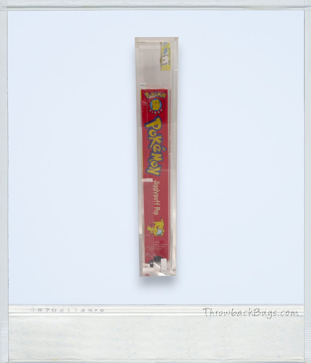 2000 – Pokemon: Jigglypuff Pop VHS, Jason Paige Autographed – IGS 9/9 Graded Sealed – 1 of 7 - RARE - VHS - ThrowbackBuys - ThrowbackBuys