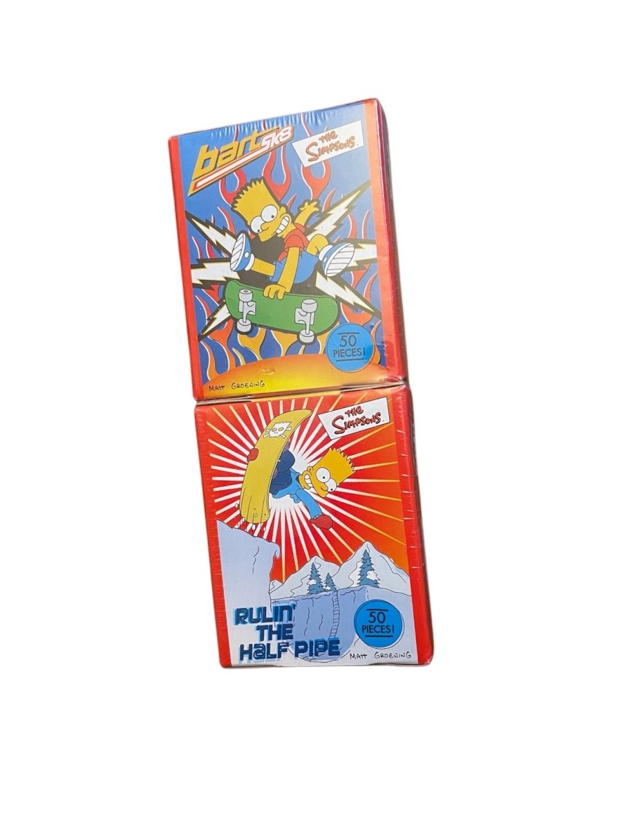 2000s Bart Simpson Mini Puzzle 2 Pack - Collectible Toys - ThrowbackBuys - Shiznit