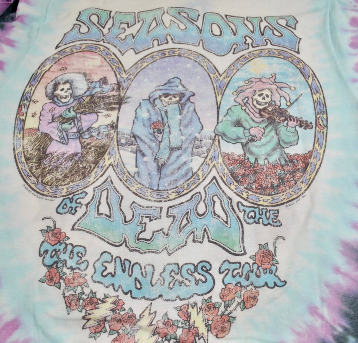 2000s - Grateful Dead: Liquid Blue T-Shirt - Unisex Medium - T-Shirts - ThrowbackBuys -Yesterday's Attic