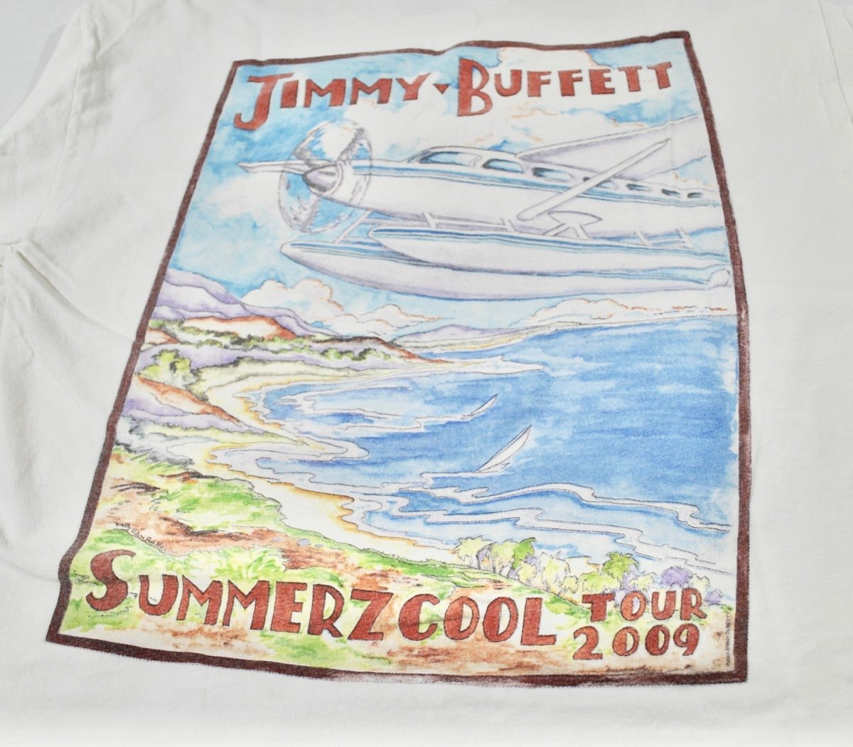 2000s - Jimmy Buffett: 2009 Tour Shirt - Large - T-Shirts - ThrowbackBuys -Yesterday's Attic