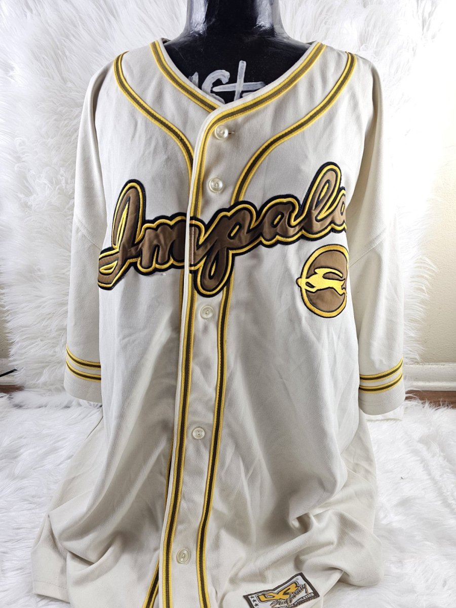 2000s - LXR Impala Y2K Baseball Jersey XXXL Long Shirt - RARE - Sports Memorabilia - ThrowbackBuys - The Thrifty Gypsyy Shop