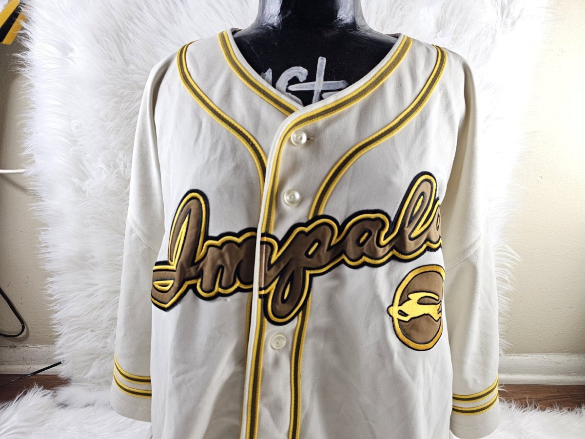 2000s - LXR Impala Y2K Baseball Jersey XXXL Long Shirt - RARE - Sports Memorabilia - ThrowbackBuys - The Thrifty Gypsyy Shop