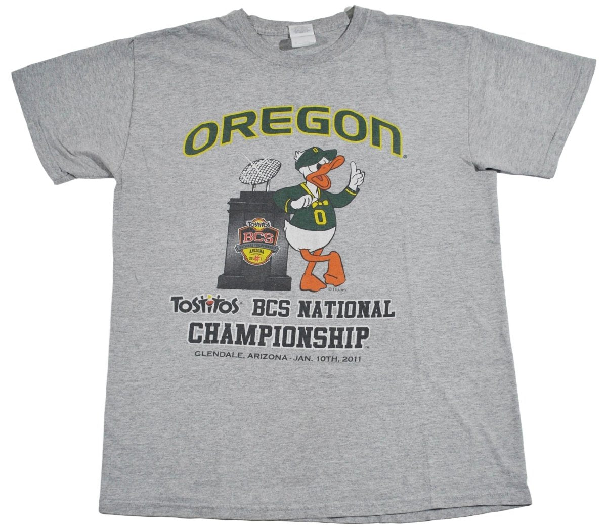 2000s - NCAA: Oregon Ducks BCS National Champions T-Shirt - Medium - T-Shirts - ThrowbackBuys -Yesterday's Attic