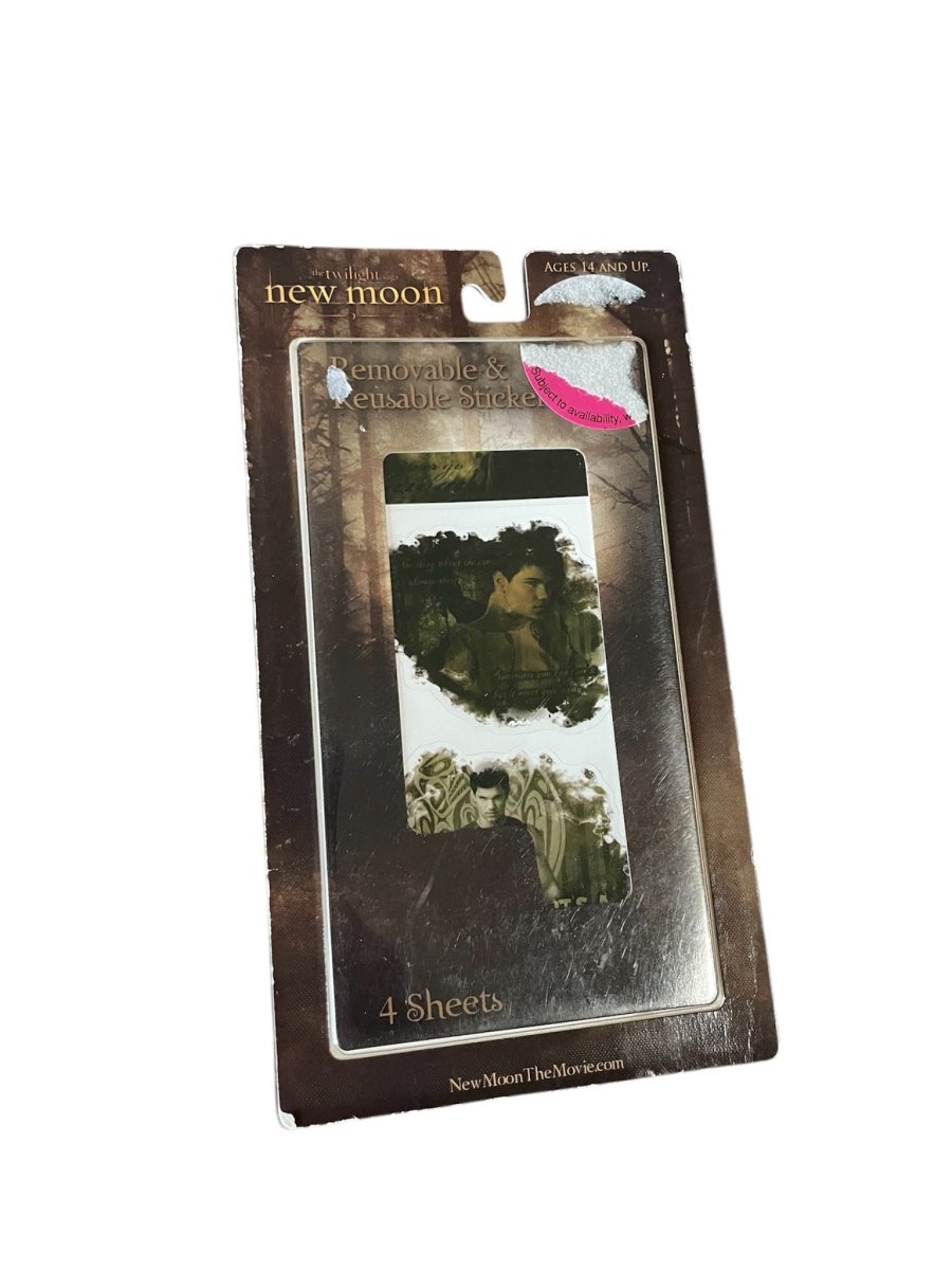 2000s New Moon Jacob Reusable Stickers - Paper Goods - ThrowbackBuys - Shiznit