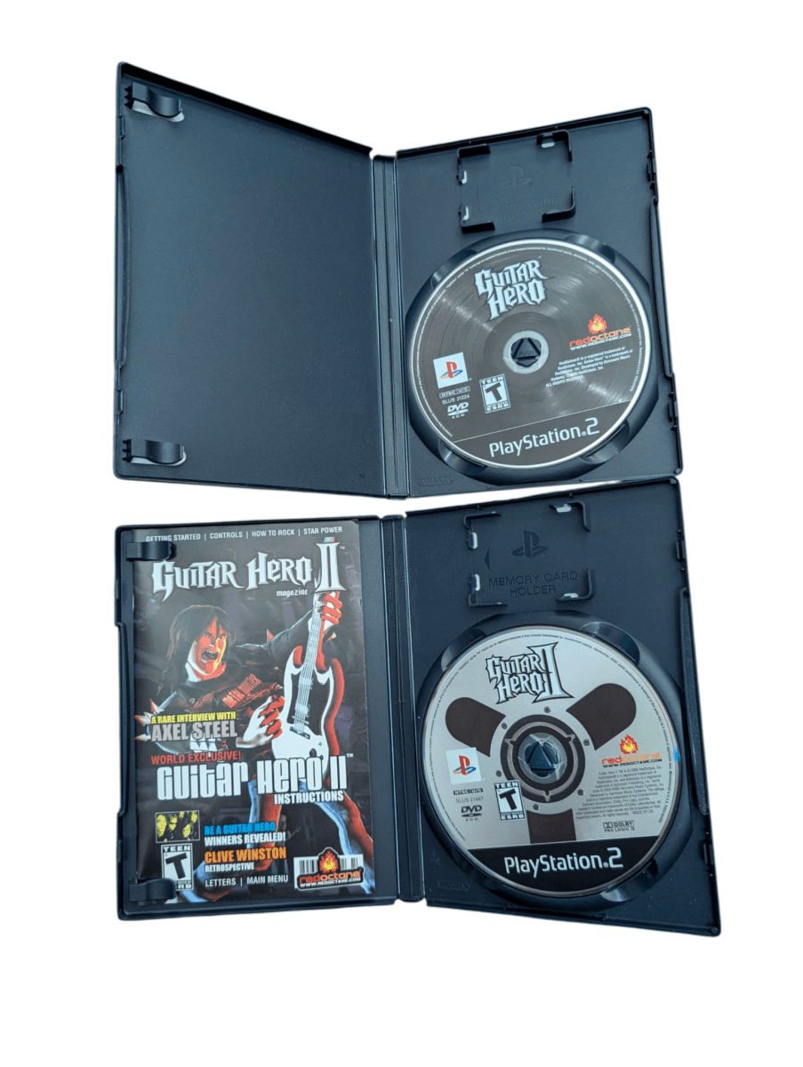 2000s PS2 Guitar Hero Game Bundle - Video Games - ThrowbackBuys - Shiznit