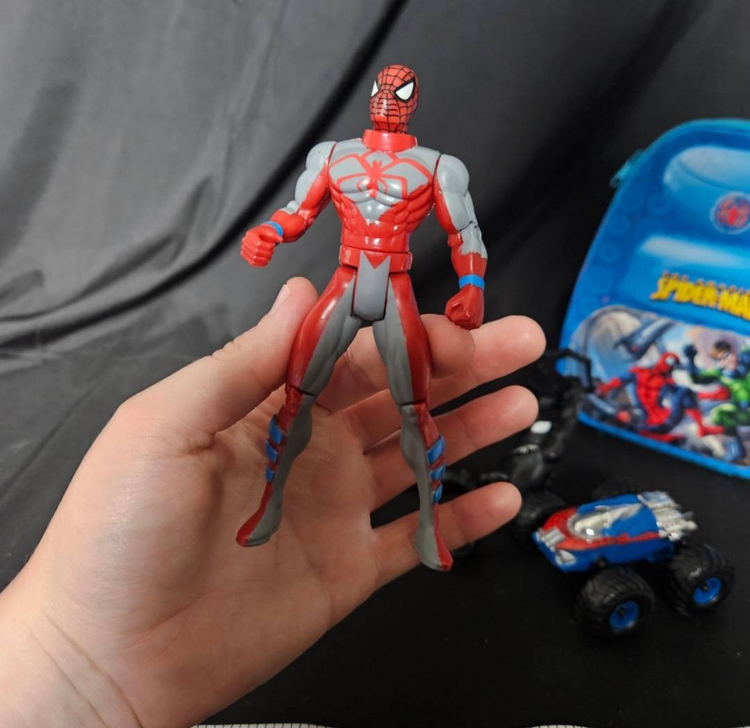 2000's Spider Man Toy Lot & Tin Backpack - Collectible Toys - ThrowbackBuys - Cloy's Creativity