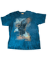 2000s Tie Dye Style Eagle T-Shirt - "The Mountain" - T-Shirts - ThrowbackBuys - Shiznit
