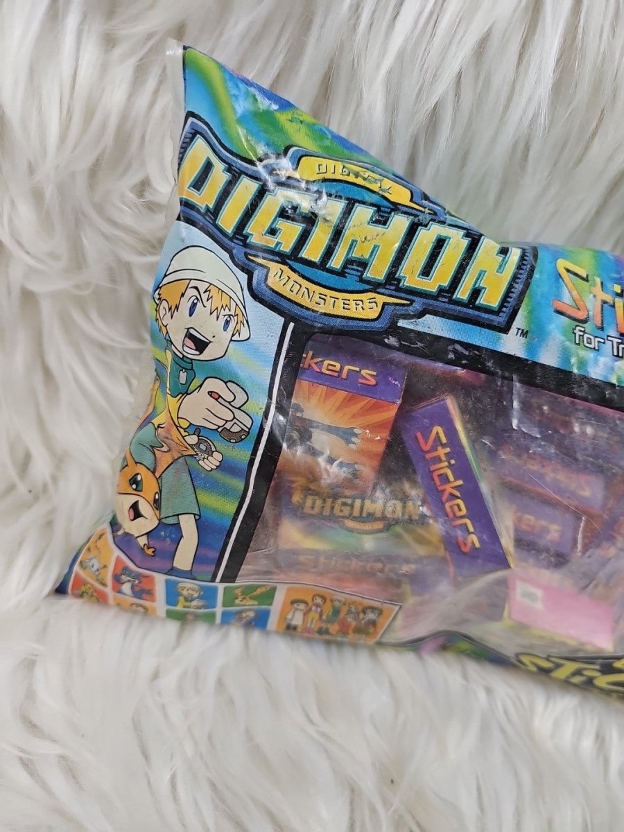 2001 - Digimon Series 1 "Give Stickers For Halloween", Sealed - RARE - Paper Goods - ThrowbackBuys - The Thrifty Gypsyy Shop