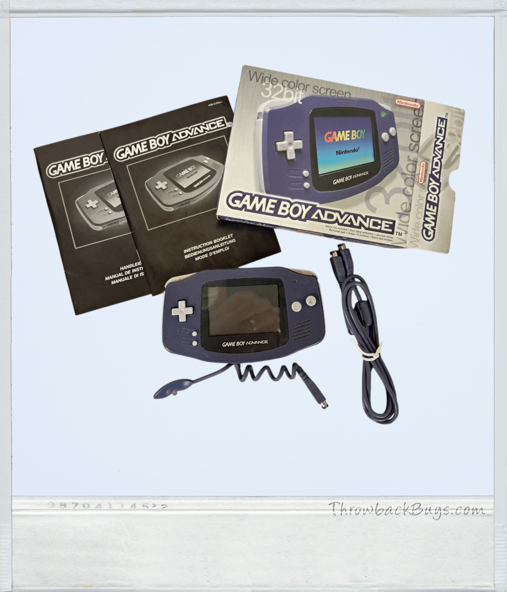 2001 - Gameboy Advance CIB - RARE - Handheld Consoles - ThrowbackBuys - Retrotoyz&gamez87