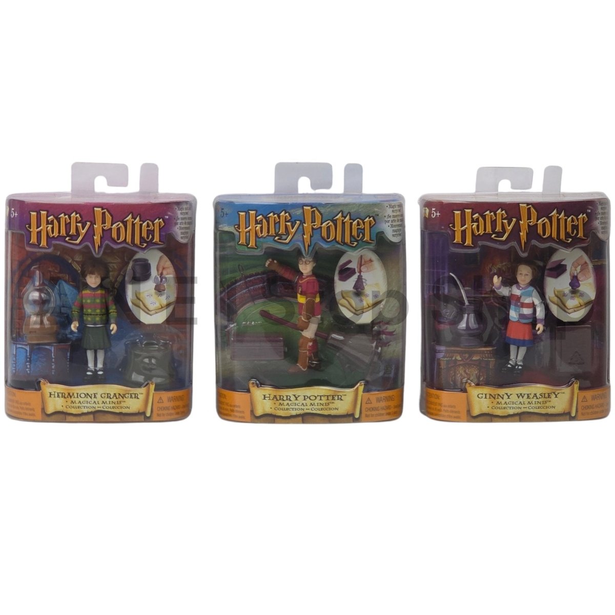 2001 - Harry Potter Magical Minis Collection Ginny, Harry & Hermione Mattel - Action Figures & Collectibles - ThrowbackBuys - A N E 1 Stop Shop
