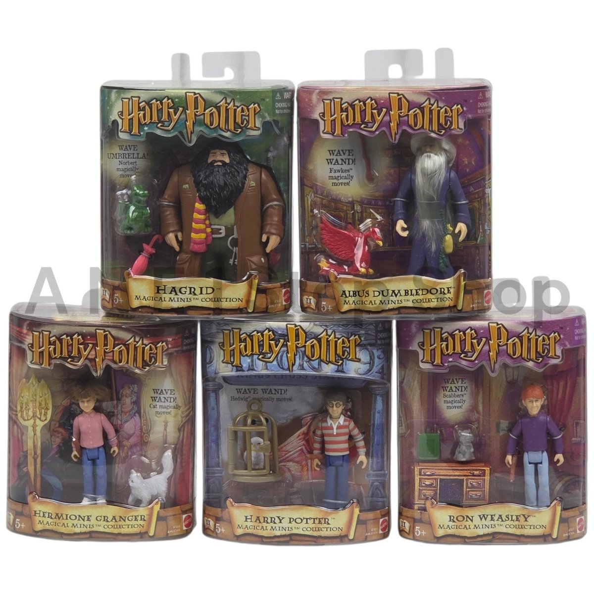 2001 - Harry Potter Magical Minis Collection Hagrid, Ron, Dumbledore & More Mattel - Action Figures & Collectibles - ThrowbackBuys - A N E 1 Stop Shop