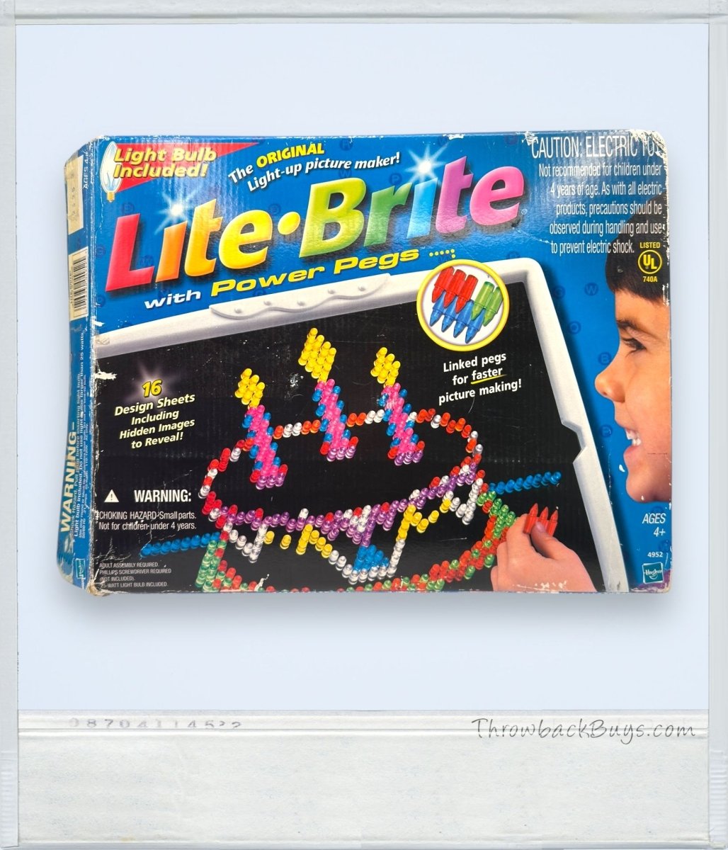 2001 - Hasbro Lite Brite w/Power Pegs - RARE - Collectible Toys - ThrowbackBuys - ThrowbackBuys
