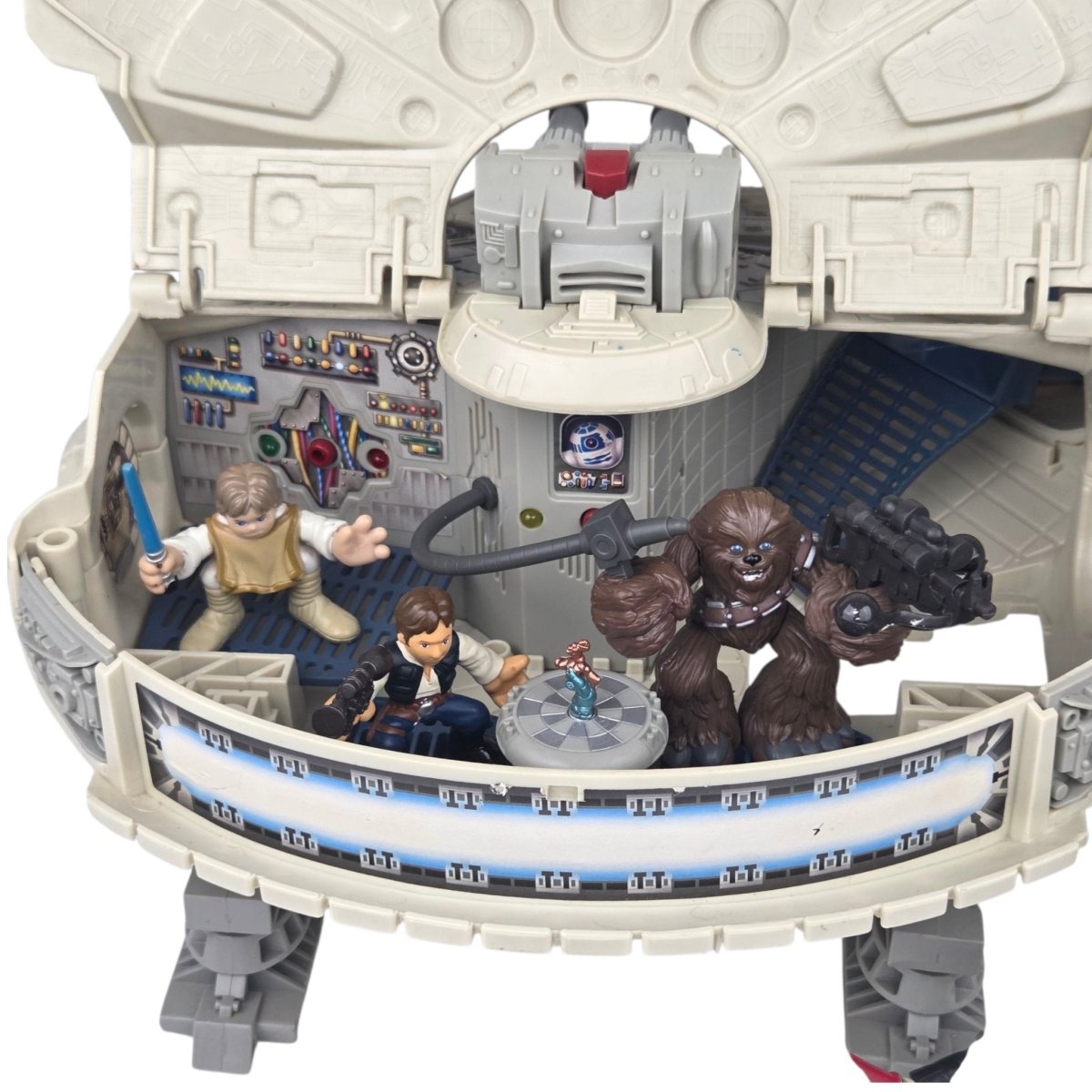 2001 – Hasbro: Star Wars Millennium Falcon Playset with Galactic Heroes Figures - Action Figures & Collectibles - ThrowbackBuys - A N E 1 Stop Shop